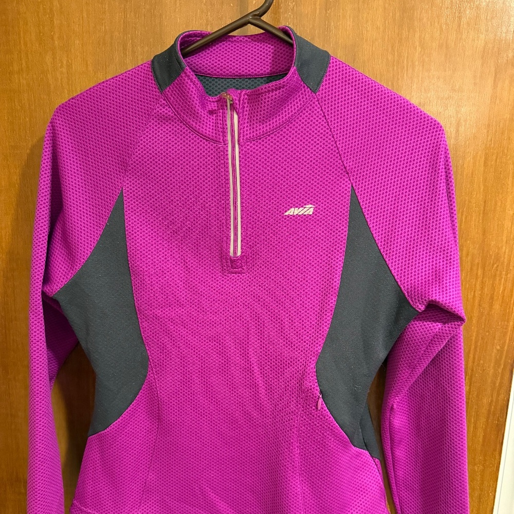 AVIA quarter zip workout top